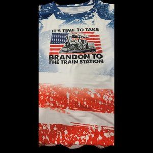 NWT Unisex Patriotic T Shirt 2XL